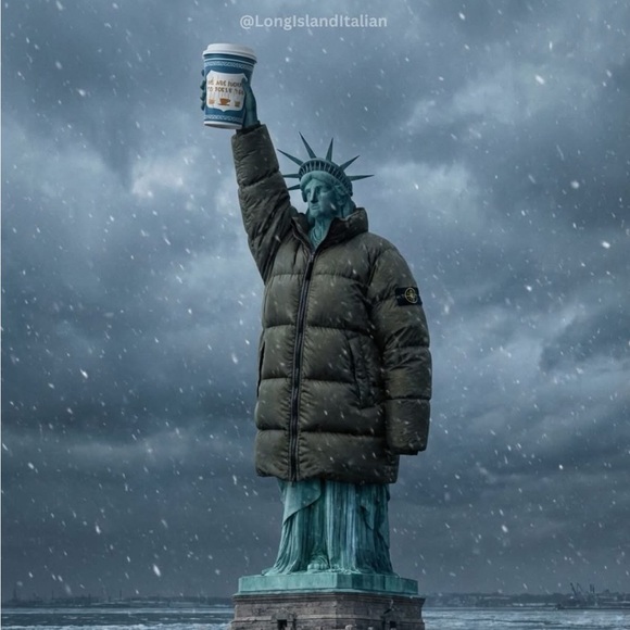 Men's Olive Quilted Jacket by 32 Degrees - Picture 8 of 8